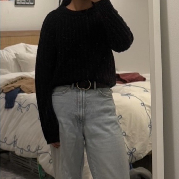 Uniqlo Sweaters - Uniqlo Black Knit Sweater